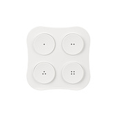 029698 INTELLIGENT ARLIGHT Панель TUYA-228-4-RF-WH-SUF (kinetic, 433MHz) (IARL, IP20 Пластик, 3 года)